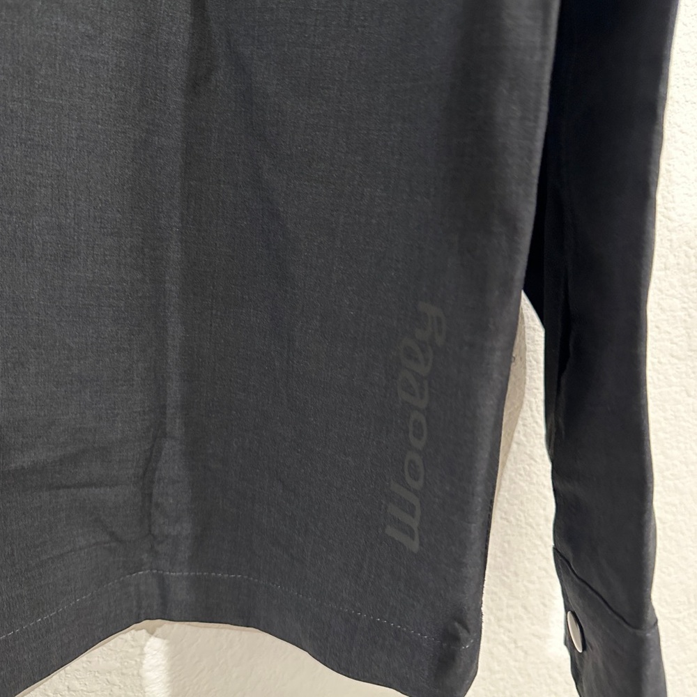 Woolly NatureDry Men's Charcoal Hooded Jacket - Large - Picture 5 of 11